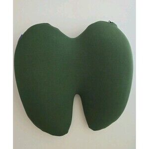 CUSHION LAB Extra Dense Memory Foam Lumbar Pillow, Ergonomic Back Support, Green